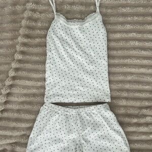 PacSun White Pajama Set